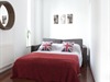 Seperate sleeping area with sofa bed