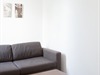 Seperate sleeping area with sofa bed